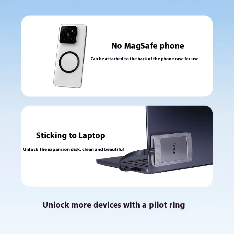 Disques SSD portables Lexar PSSD Type-C ES4 version magnétique 1 To/2 To USB 3.2 Gen 2