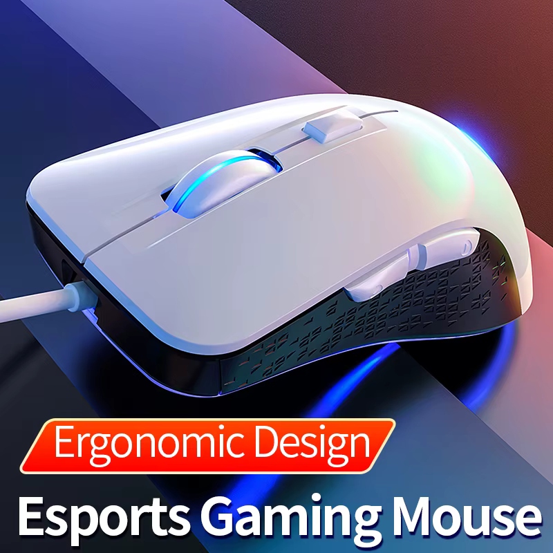 Souris de jeu filaire, ergonomique