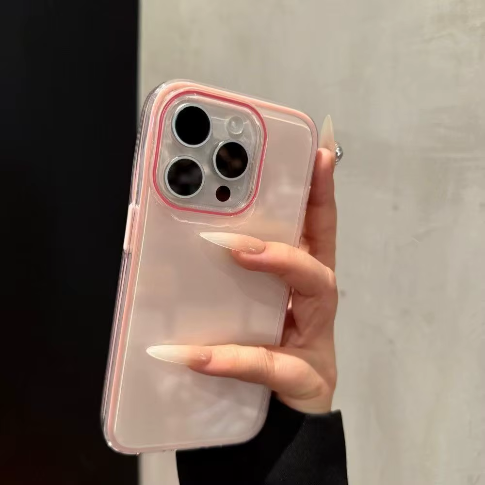 Coque de téléphone pare-chocs en Silicone, antichoc, bonbon, à la mode, pour iPhone 17 16 Pro Max 15 14 13 12 11 XS X XR 16E 7 8 16 Plus 17 Air Cover