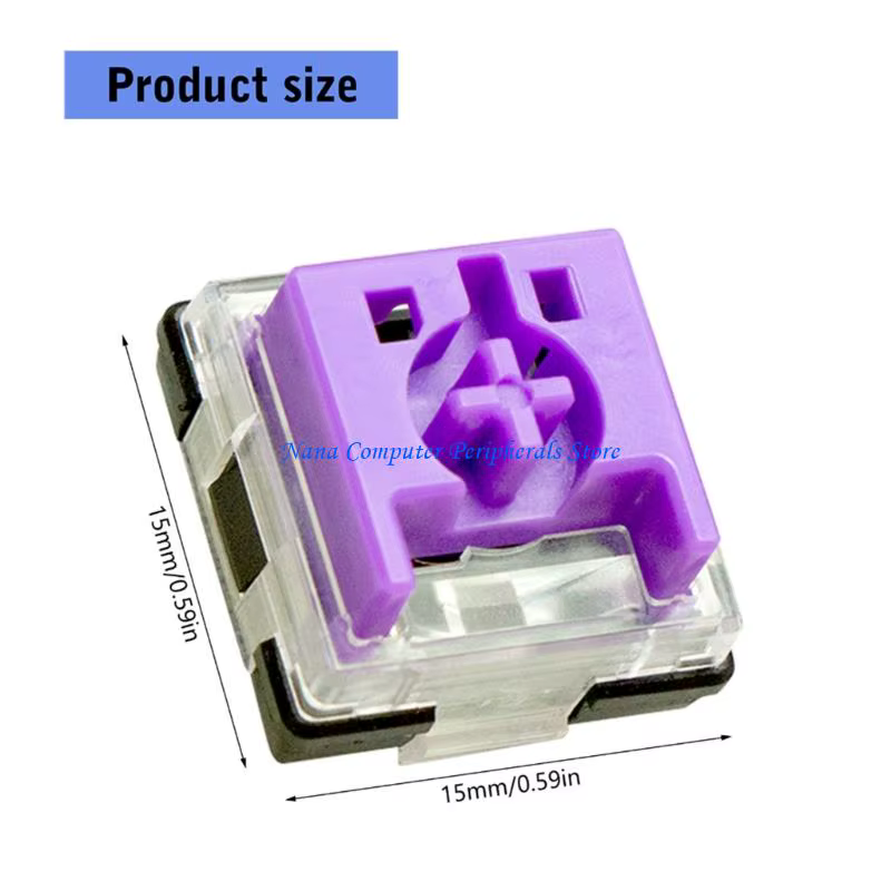 F68C 10 pièces commutateurs silencieux à profil bas avec oscillation réduite Double Contacts en or Rose claviers mécaniques