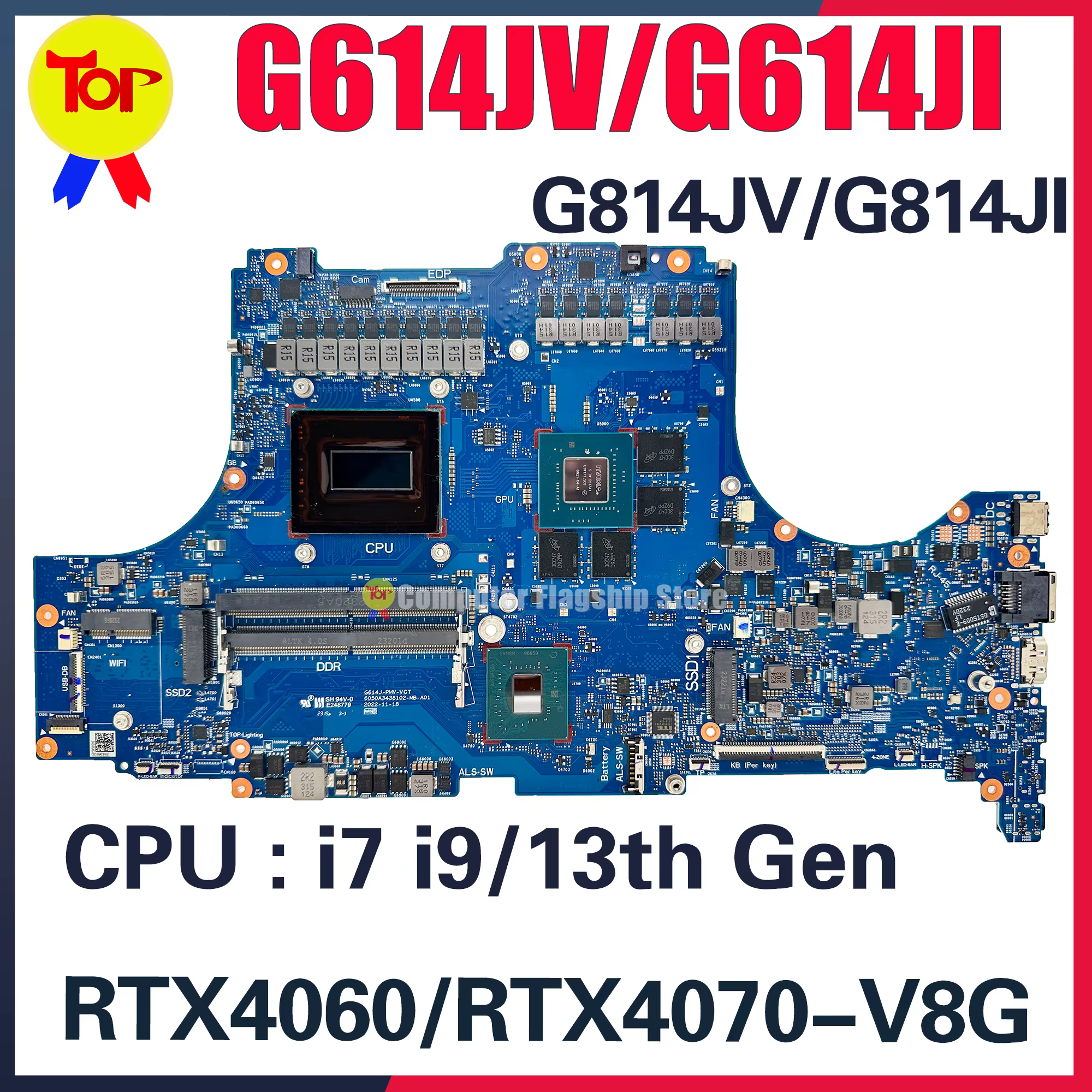 Carte mère G614JV G614JI pour ASUS G614J G614JU G814J G814JV G814JI G814JU