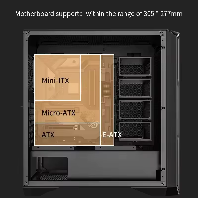 Boîtier de serveur Tower ATX pour PC de jeu
