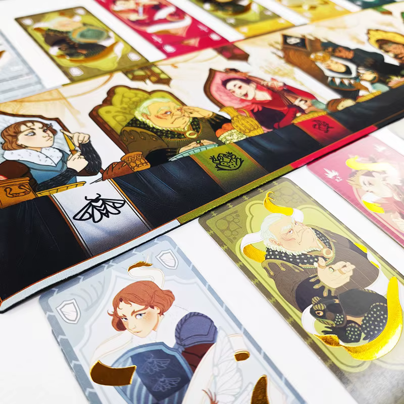 Jeu de cartes de société Courtisans pour 2 à 5 joueurs, jeu de stratégie sociale avec rôles cachés, pour soirées en famille et divertissement interactif