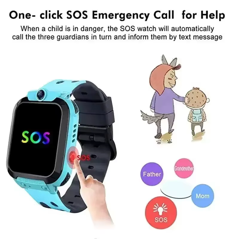 Montre connectée pour enfants Lenovo 4G Mini, avec carte SIM, appel, caméra, GPS, étanche, cadeau pour enfants, nouvelle