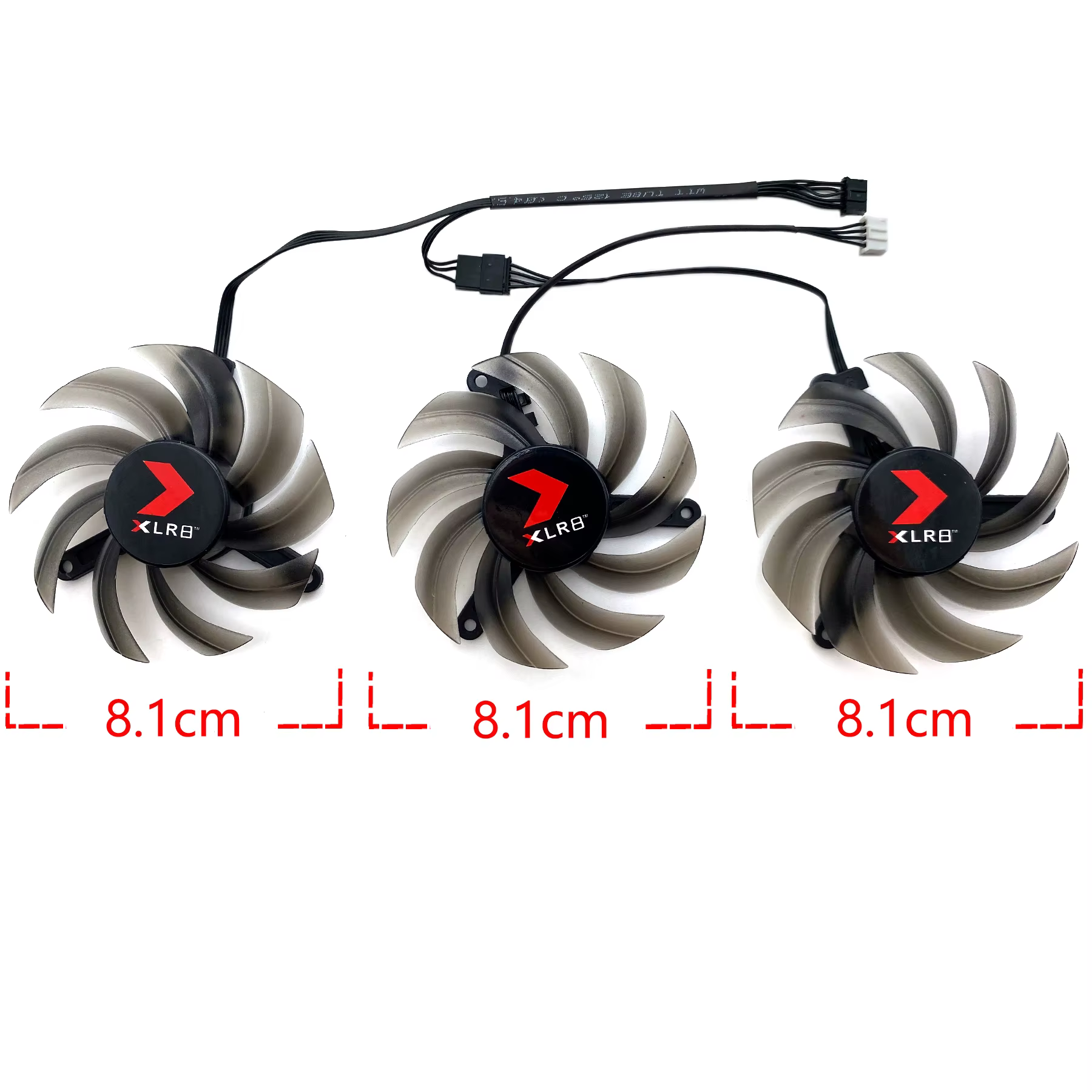 TH8015S2H-PCC01 pour PNY GeForce RTX3070 3070ti 3080 3080ti 3090 XLR8 REVEL EPIC-X RGB Triple ventilateur foulant carte