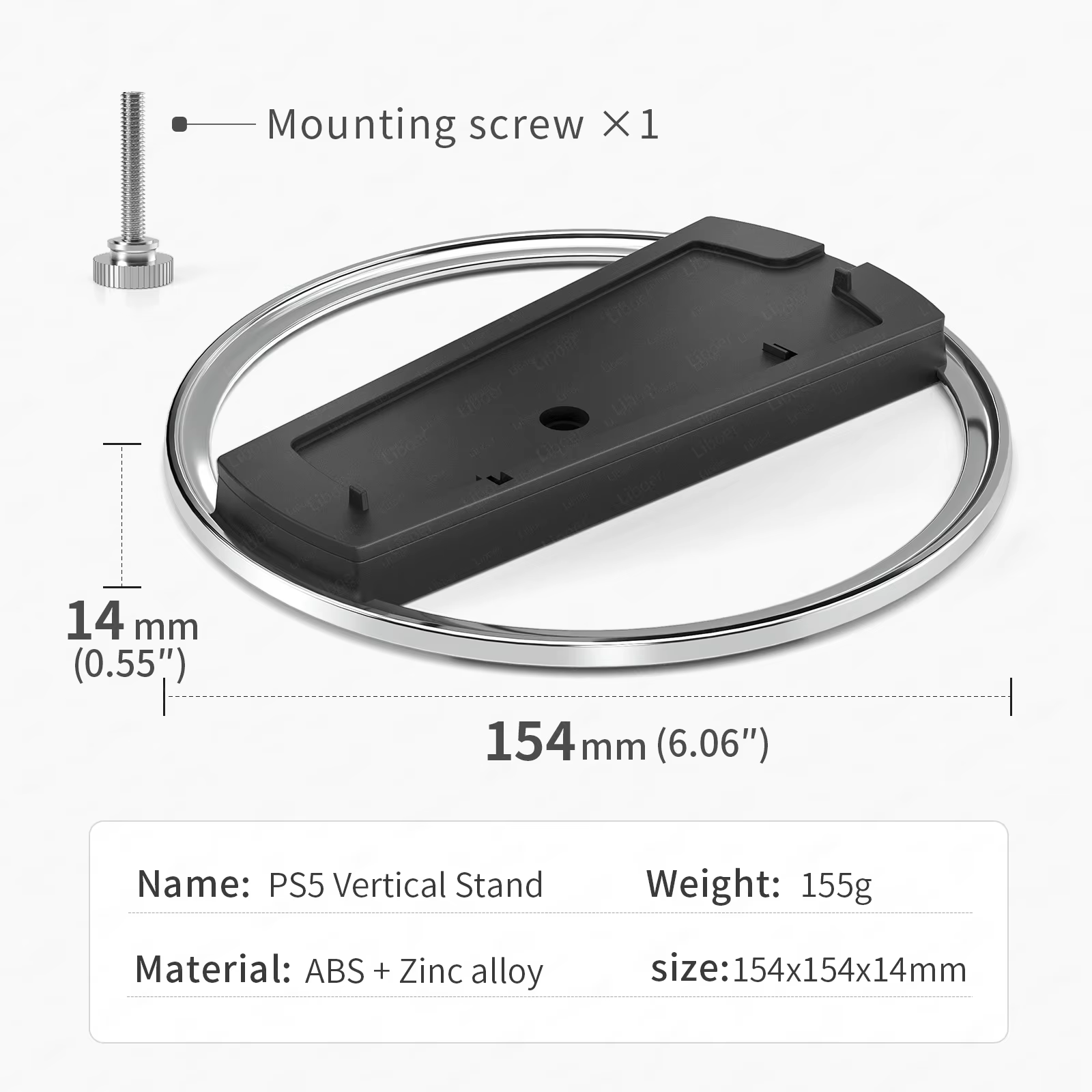 Support Vertical Portable en métal pour PS5 Slim/Pro