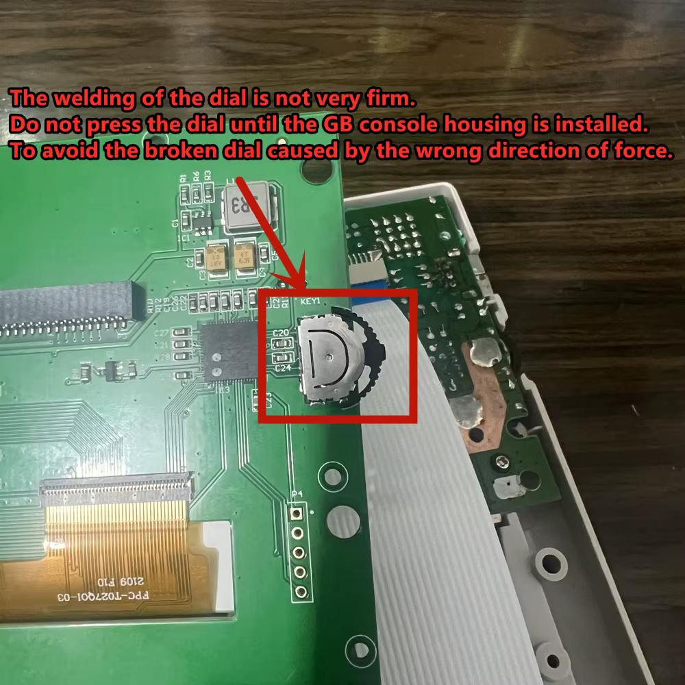 Kits d'écran LCD GB DMG de 2.45 pouces pour Gameboy IPS