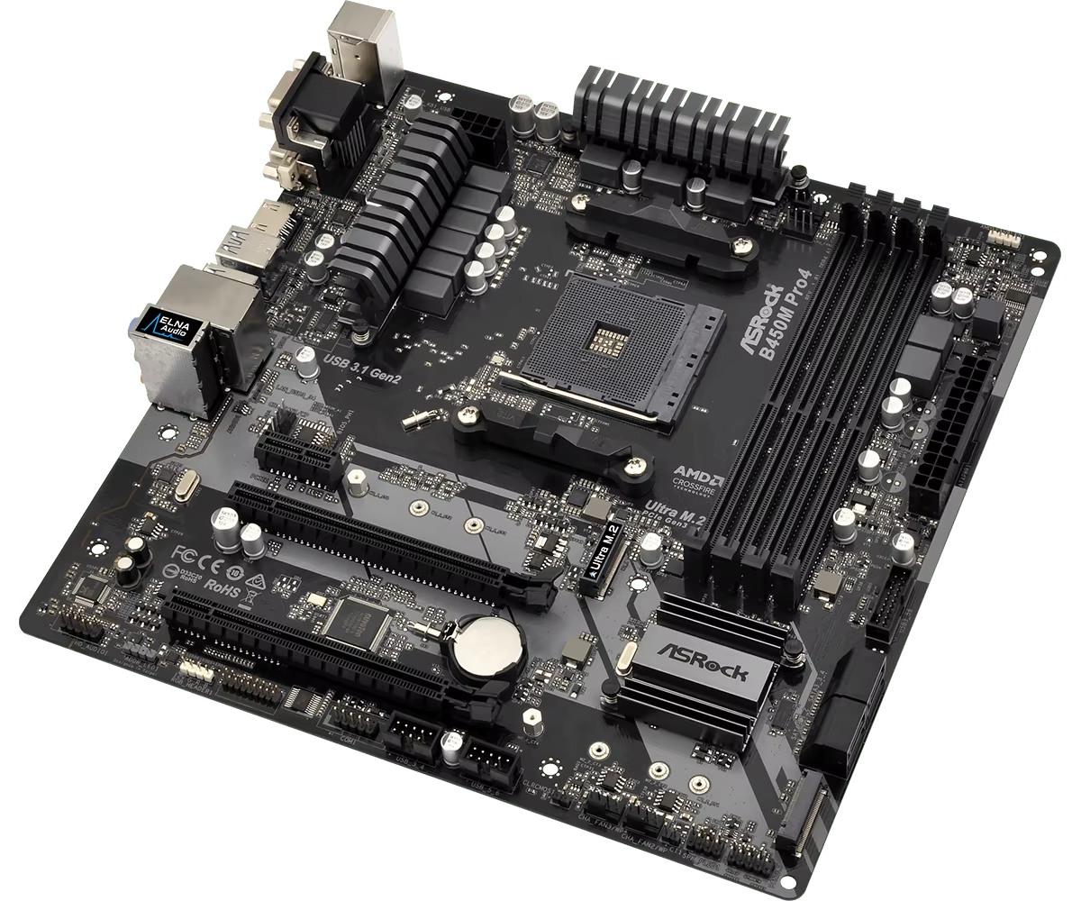 ASRock B450 B450M carte mère