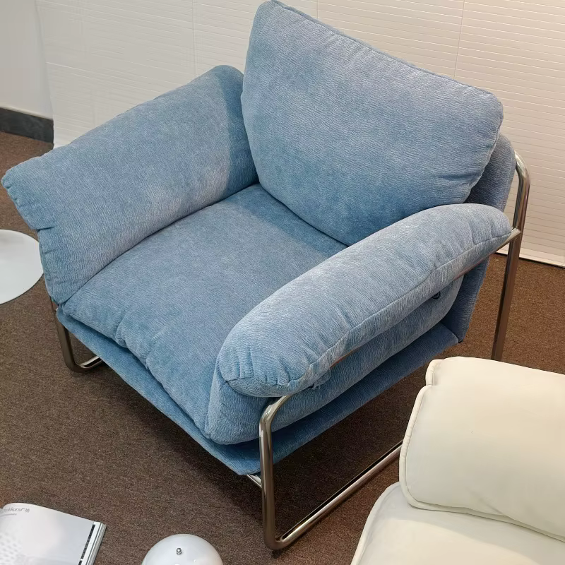 Fauteuil Bauhaus, canapé individuel, chaise de chambre et de salon, fauteuil relax pour adultes, Poltronas Decorativas, mobilier italien de luxe