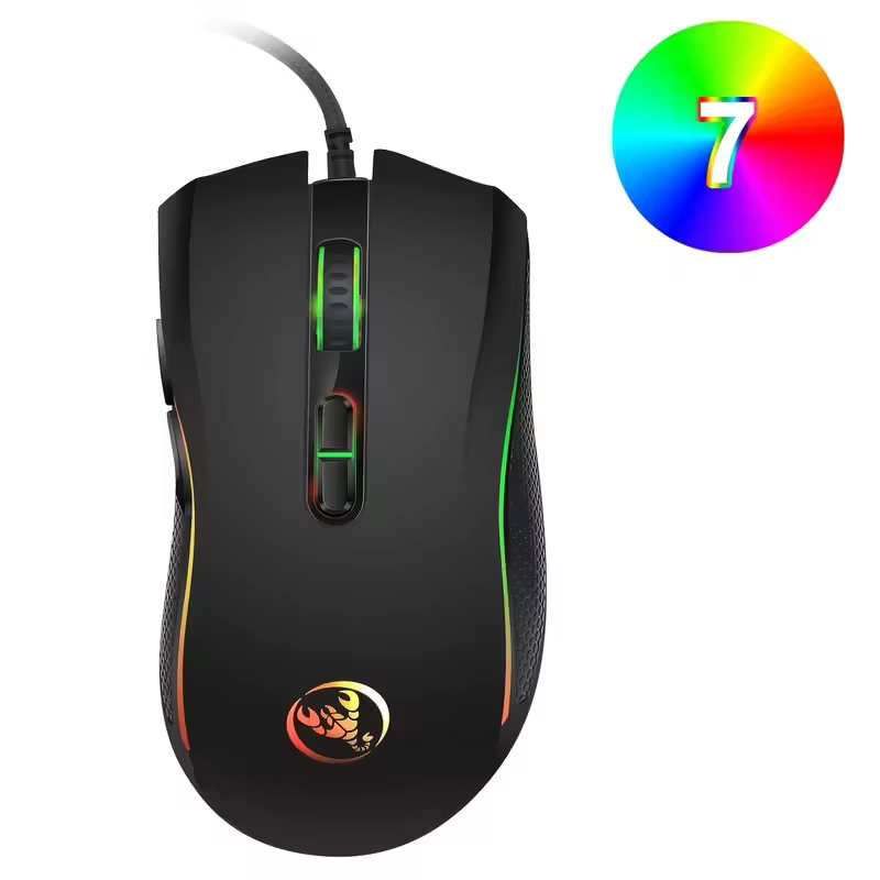 Ensemble clavier et souris de jeu rétroéclairés RVB 61 touches