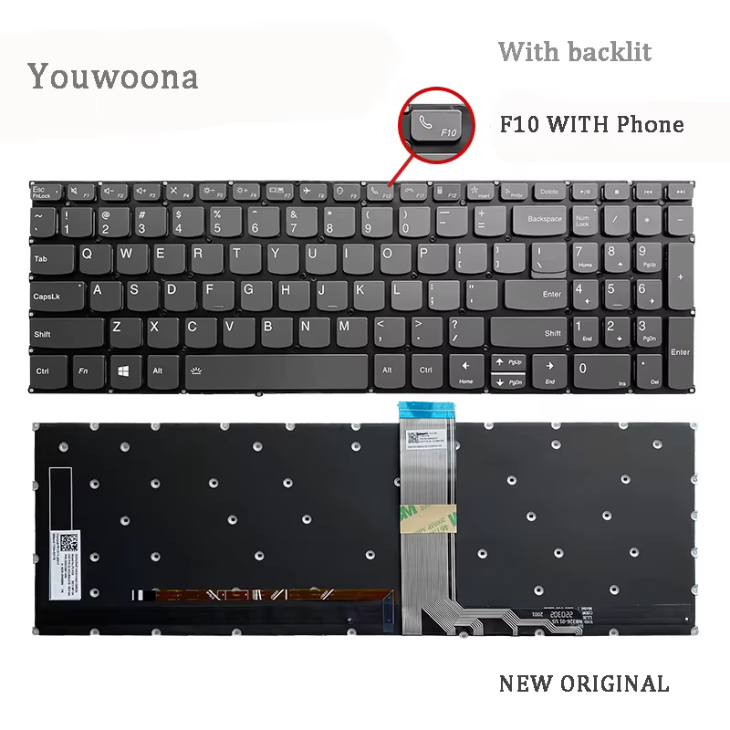 Nouveau clavier d'ordinateur portable d'origine pour LENOVO ThinkBook 15 G2 G3 ACL ITL G4 IAP 15P IMH ARE E5-IML E5-ITL-IIL 2021 IdeaPad 15 ALC7