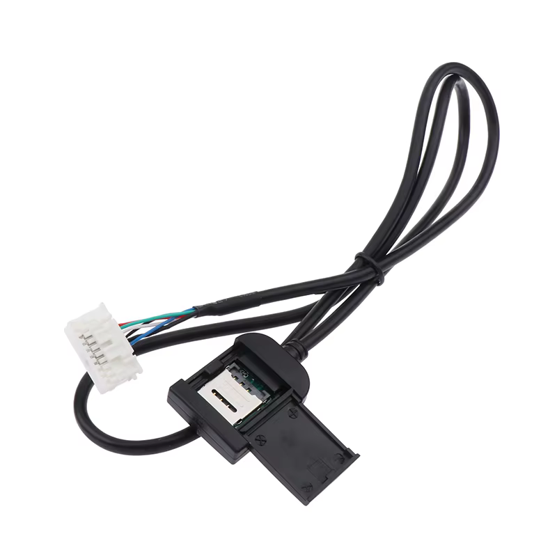 Adaptateur de fente de carte SIM pour Android Radio, limitation GPS 4G, connecteur de câble à 20 broches, accessoires de voiture, pièce de rechange de fils