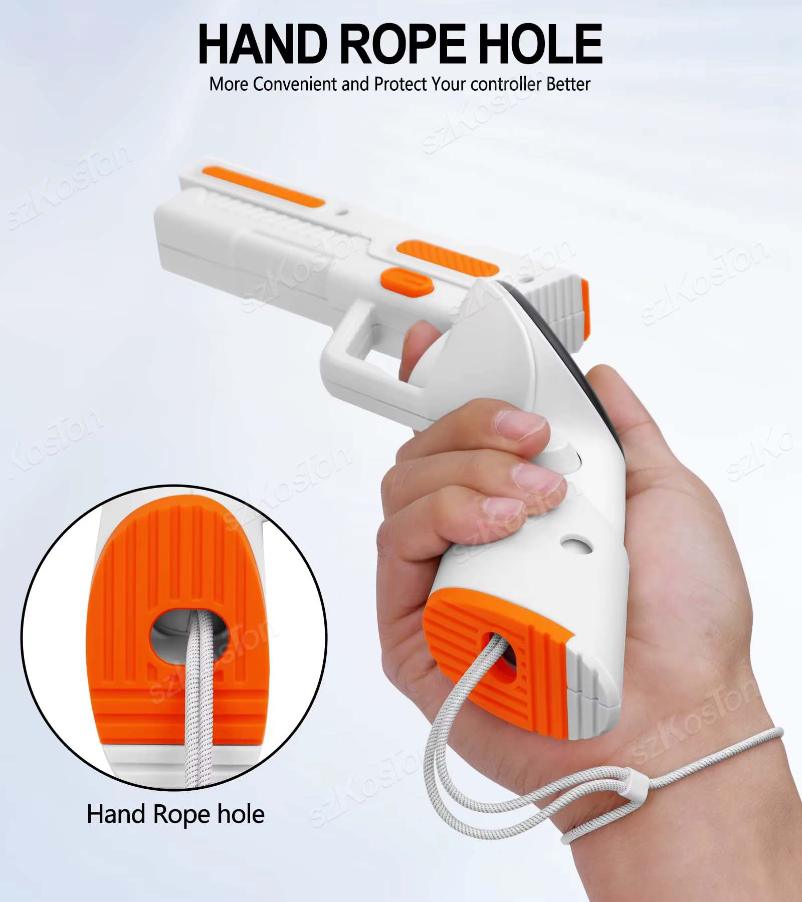 Poignées de Stock de pistolet VR pour contrôleur Meta Quest 3