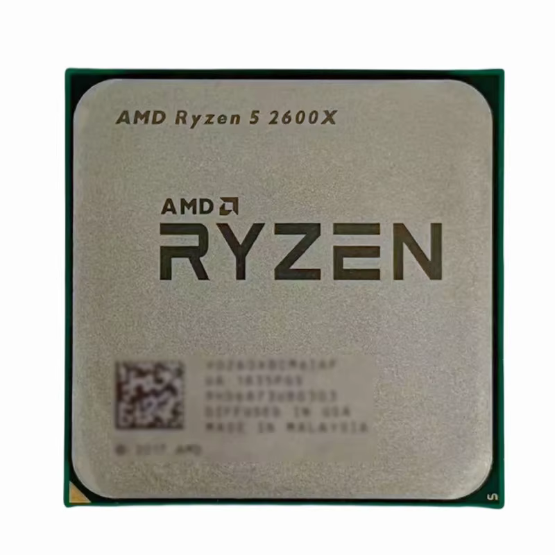 Processeur de bureau gaming AMD Ryzen 5 2600X 6 cœurs 12 threads 4