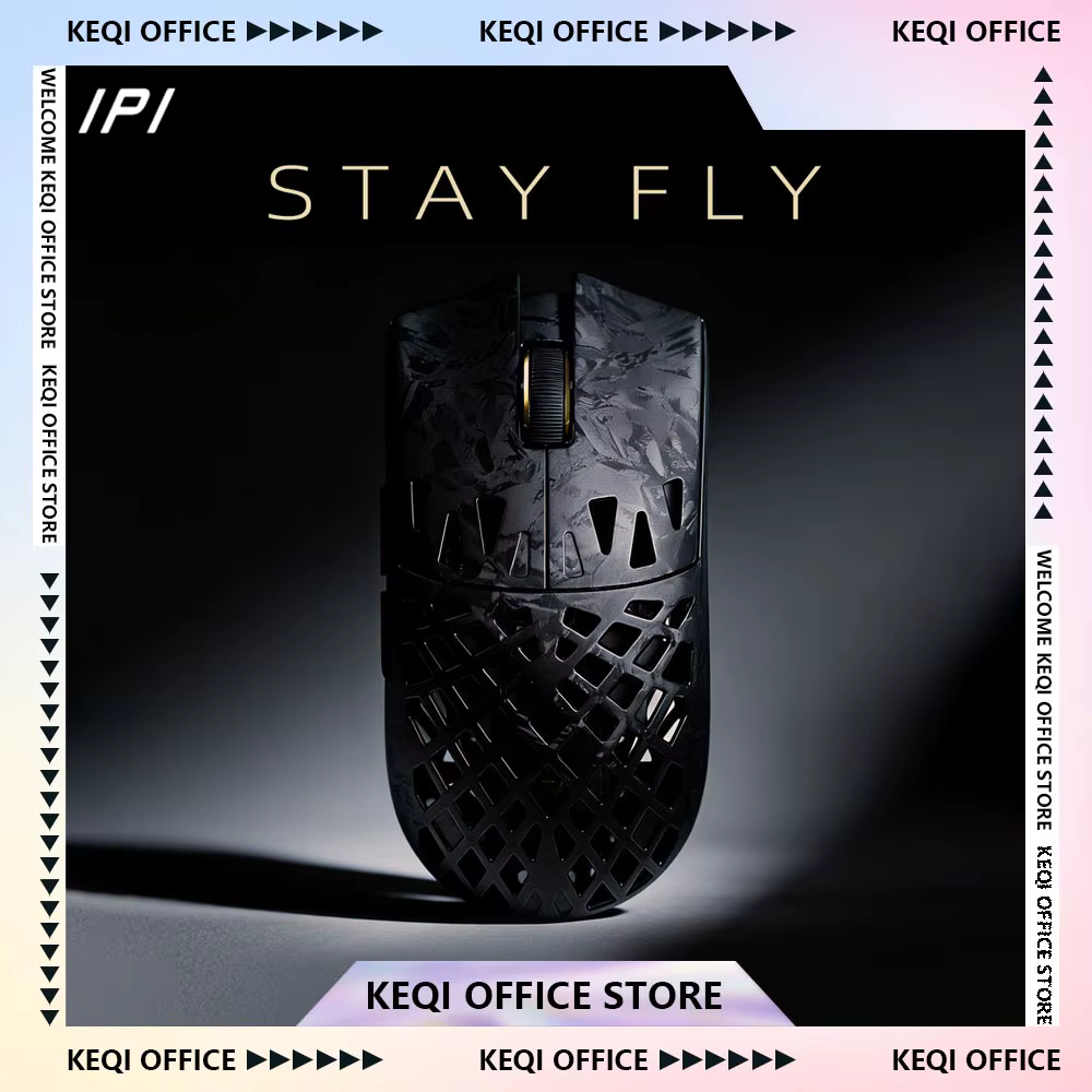 Souris de jeu sans fil Bluetooth IPI STAY FLY Mouse Dual 8K PAW3950 légère