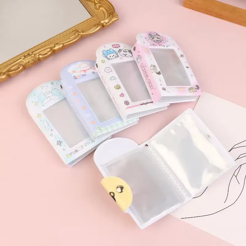 28 Card Slots Photo Card Binder 3-inch Kpop Photo Card Photo Album Postcard Photocards Holder Cardalbum For Photographs