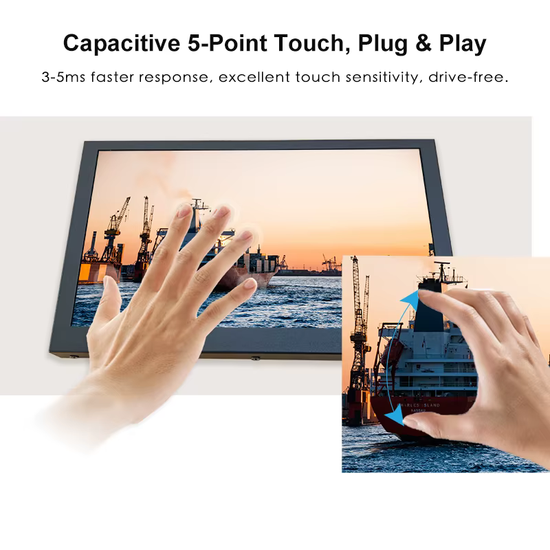 Moniteur portable LESOWN 7 pouces avec écran tactile capacitif HDMI