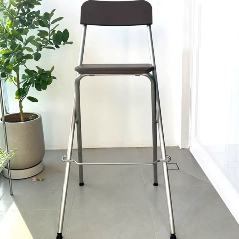 Tabouret pliant Portable, balcon d'entrée, tabourets hauts d'extérieur pliants pour une personne, meubles de salon nordiques modernes