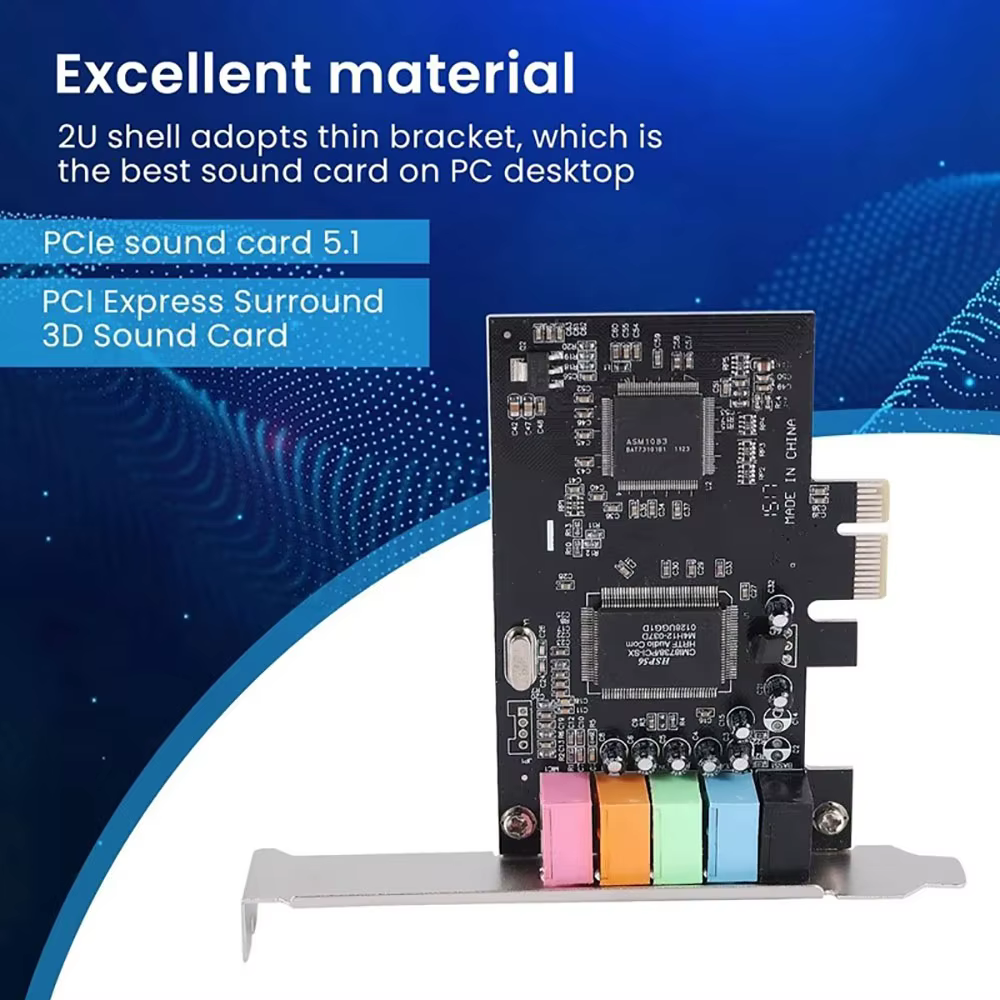 Carte son Pcie 5.1 PCI Express