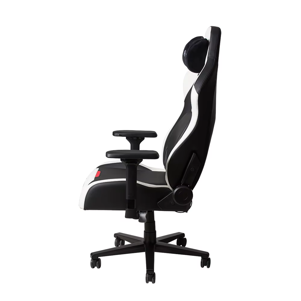Chaise de jeu ergonomique à dossier haut avec support lombaire réglable
