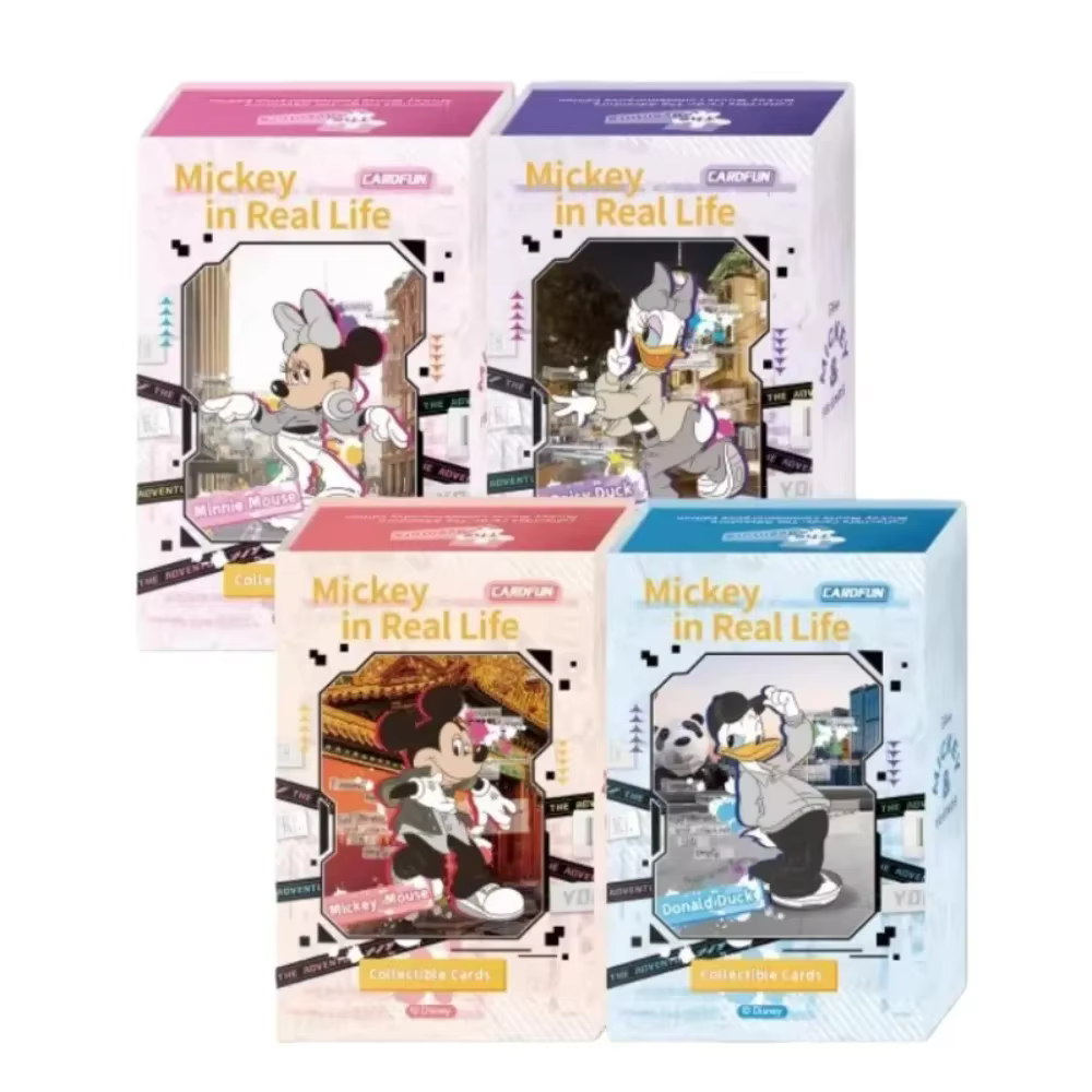 Carte officielle Disney Card.Fun, série de cartes à thème de dessins animés, collection de cartes de jeu, Mickey, Mickey Mouse, jouet périphérique, cadeau