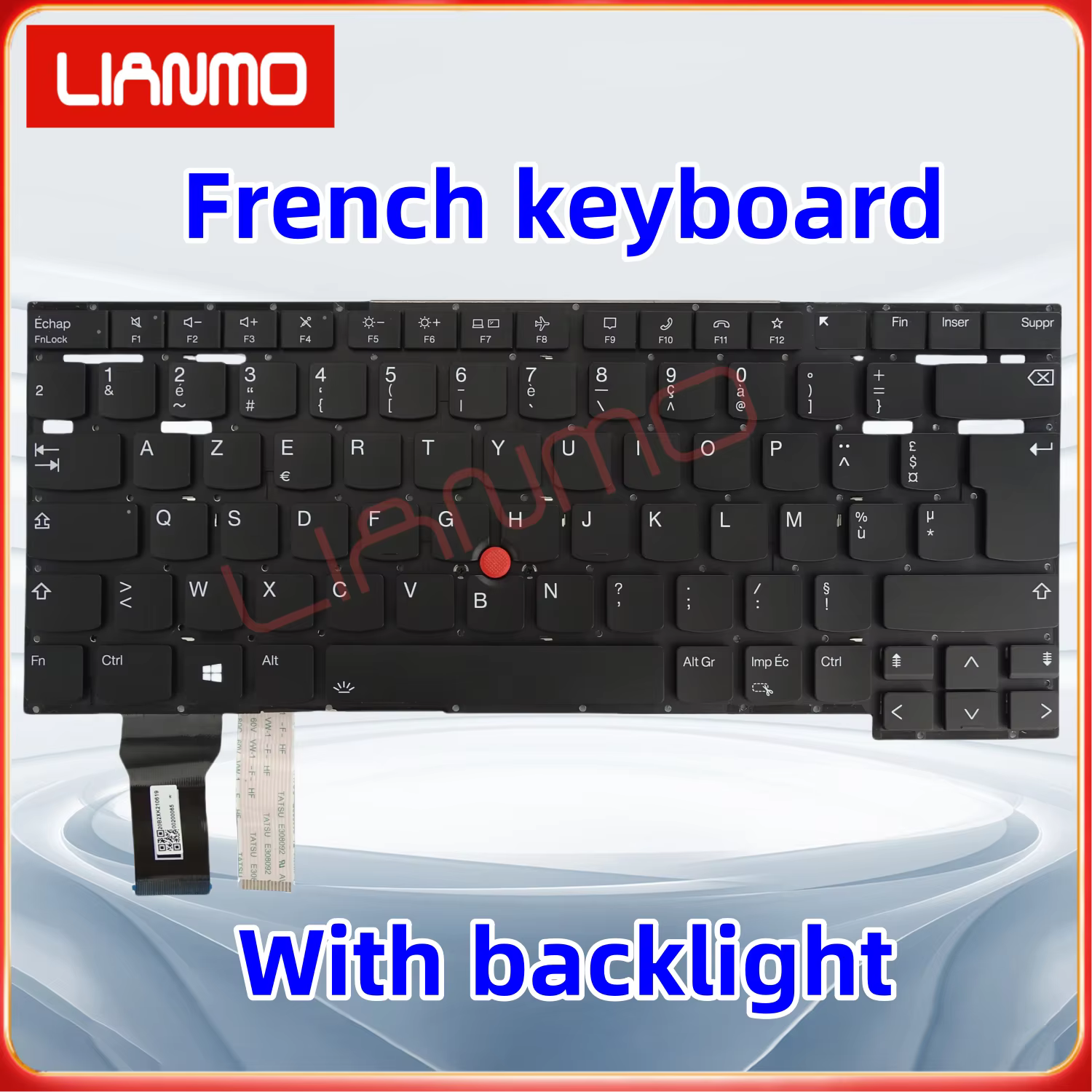Clavier rétroéclairé pour ordinateur portable Lenovo Thinkpad T14s Gen2 P1 Gen4 X1 Extreme Hermit 4th 2021