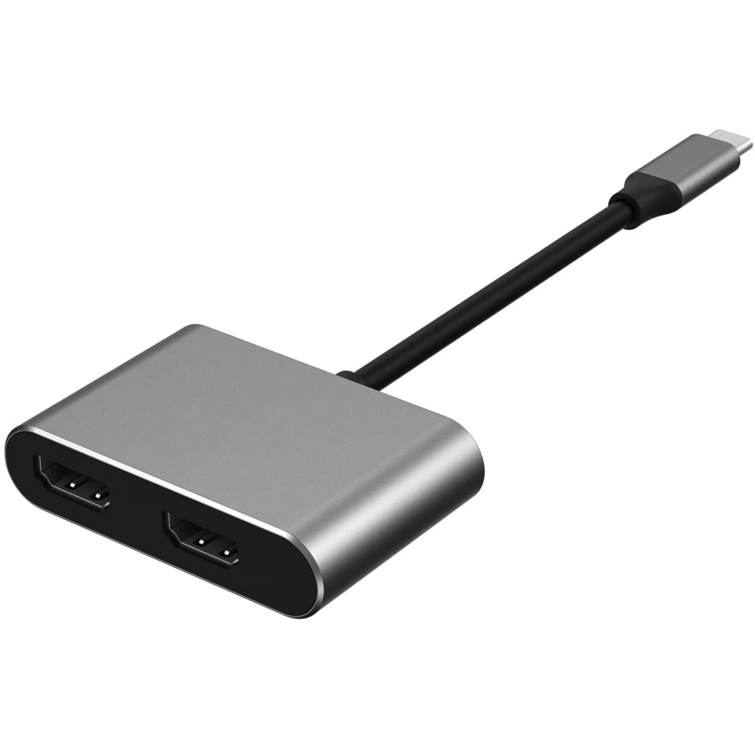Hub USB C à 2 ports vers double répartiteur HDMI