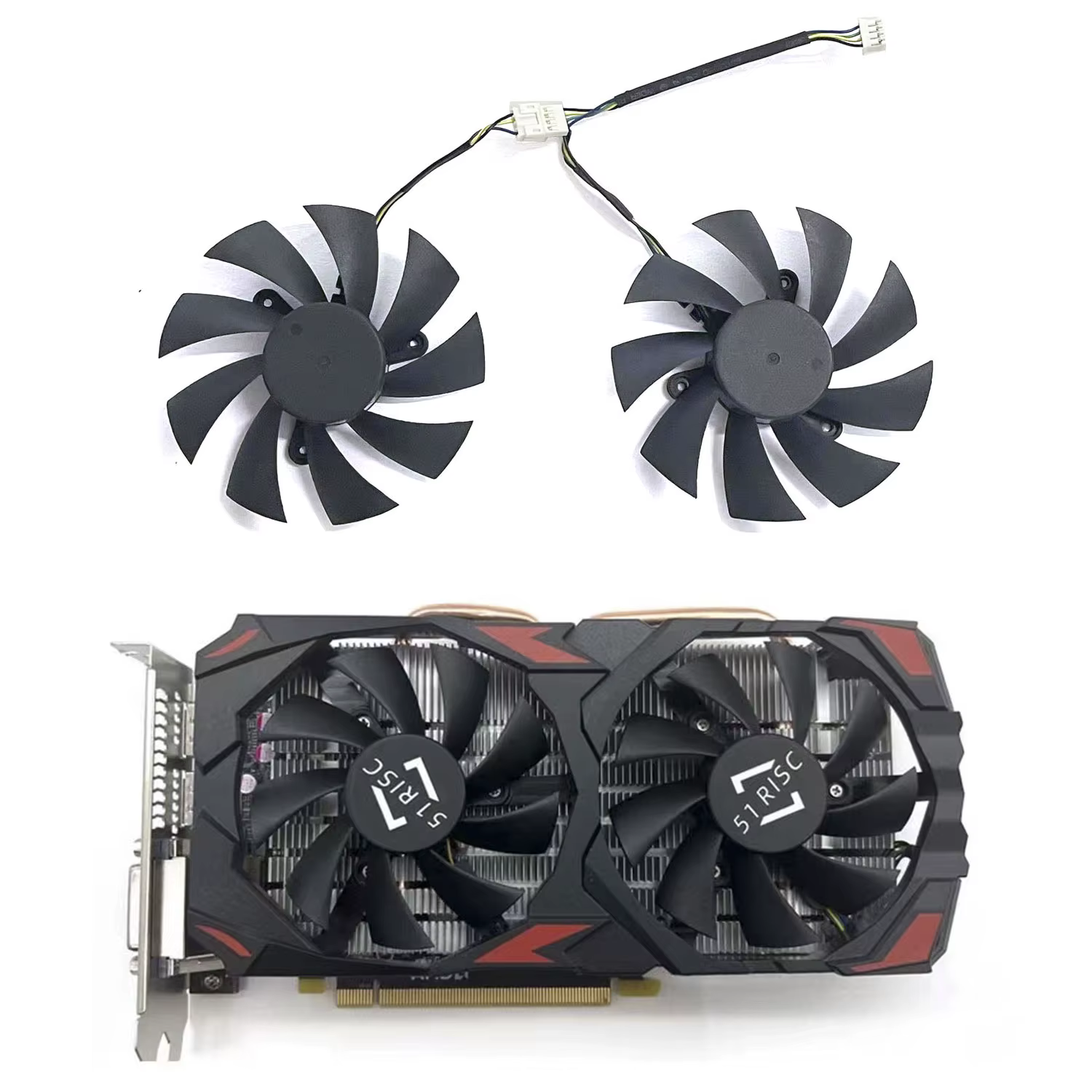 Ventilateur de carte graphique 51RISC AMD RX 580 8G 256Bit 2048SP