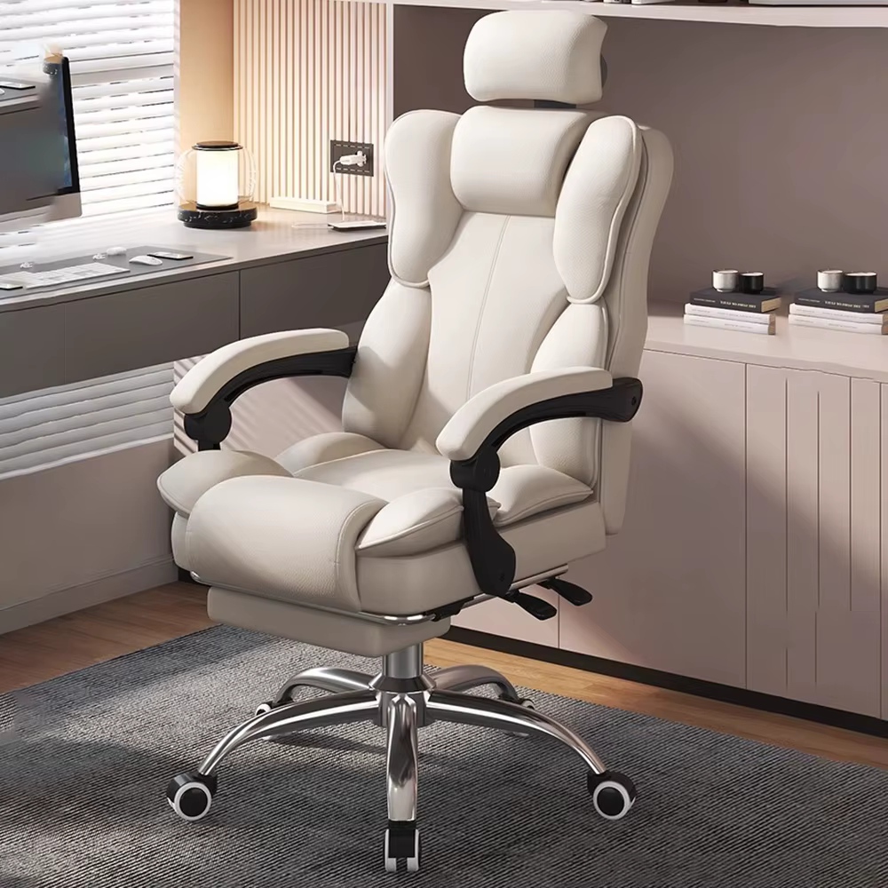 Chaise de bureau ergonomique de luxe nordique