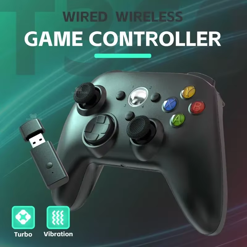 Manette de jeu filaire et sans fil DATA FROG pour console Xbox 360