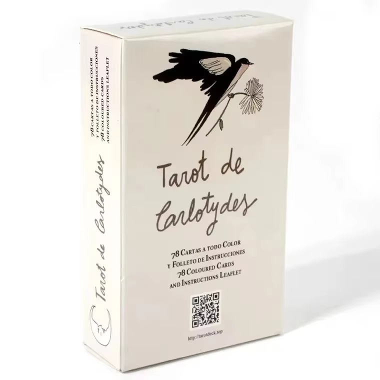 1 pièces Deck Tarot De Carlotydes cartes De tarot A 78 cartes jeux De société anglais complets ami fête divertissement jeu De société fourniture De fête