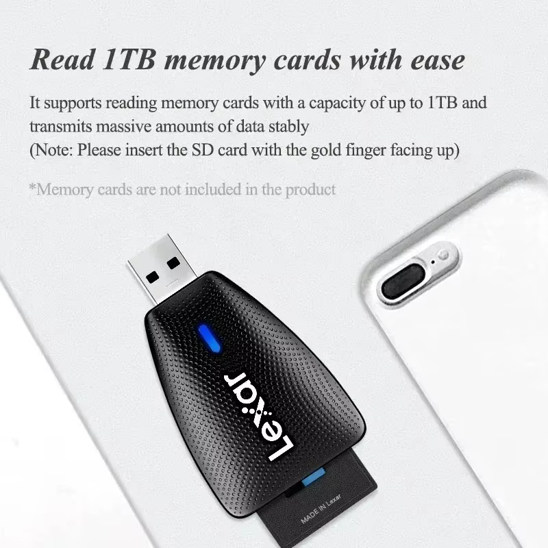 Lecteur de carte Lexar pour PC portable USB3.2 Type-C USB3.1 Lexar