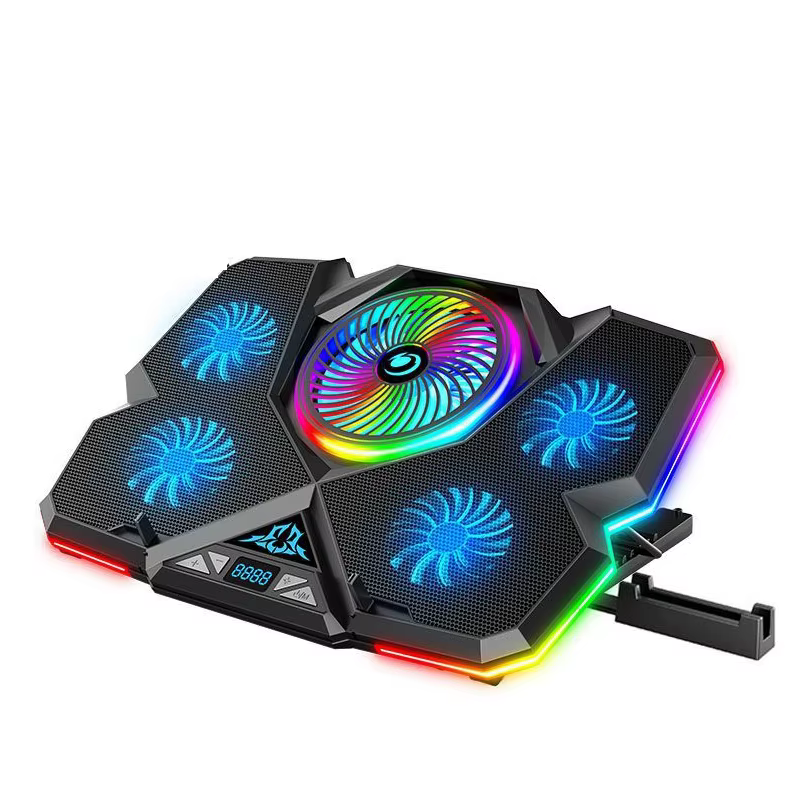 Coolcold-Refroidisseur d'ordinateur portable RGB Gaming