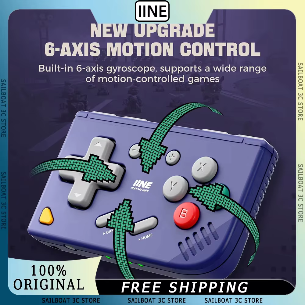 Manette de jeu IINE Mini Retro Ananke Gen 2 pour Switch2 / Android / iOS / PC Steam / Jeux de simulation Multiplateforme