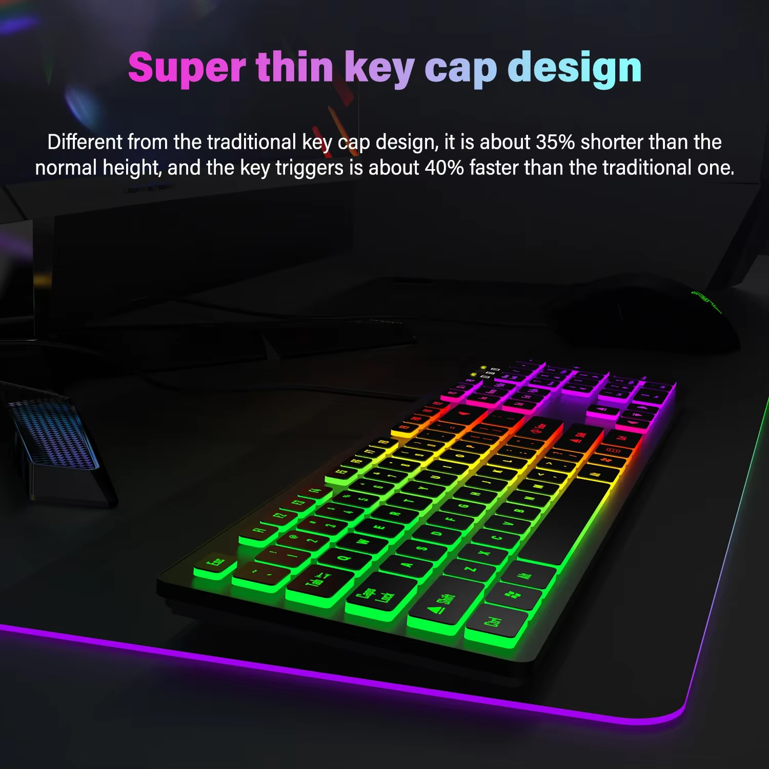 Clavier de jeu pour ordinateur