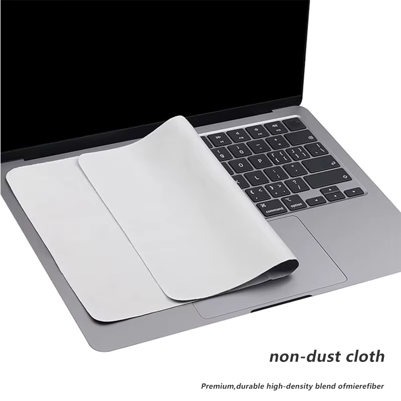 Chiffon de nettoyage pour écran d'ordinateur portable anti-poussière en microfibre pour MacBook Pro 13/15/16