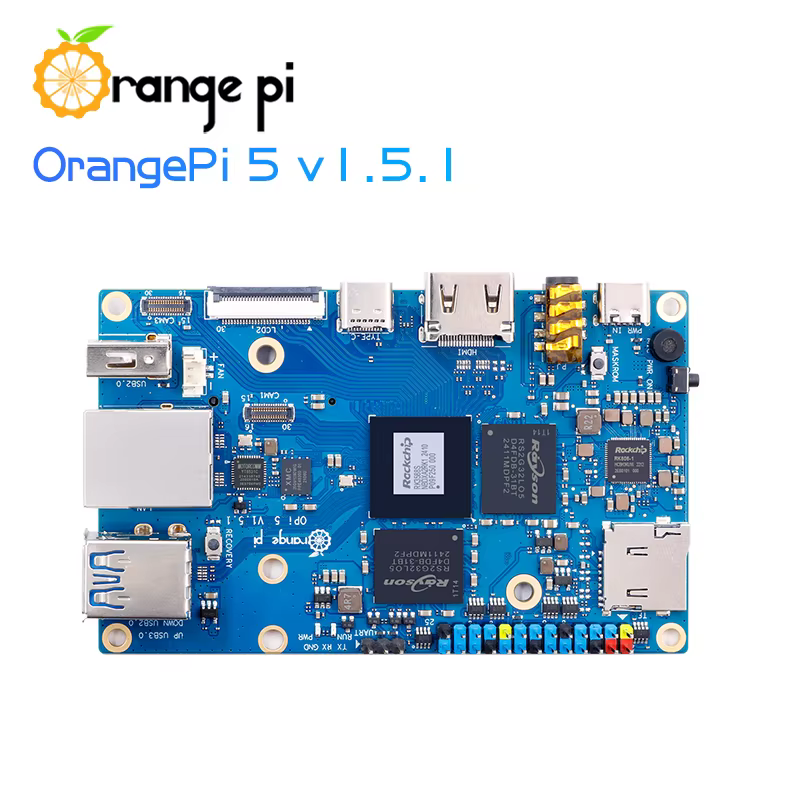 Orange Pi 5 8GB V1.5.1 RK3588S LPDDR5 Ordinateur monocarte