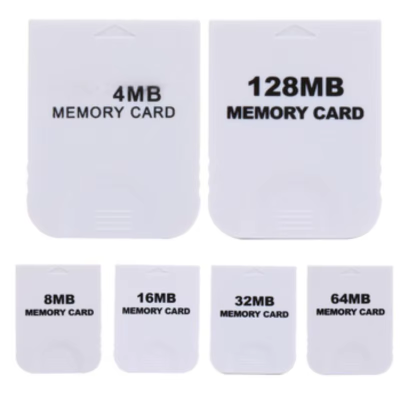 Carte mémoire 8M/16M/32M/64M/128M pour GameCube pour NGC pour accessoires de jeu Wii cartes de stockage