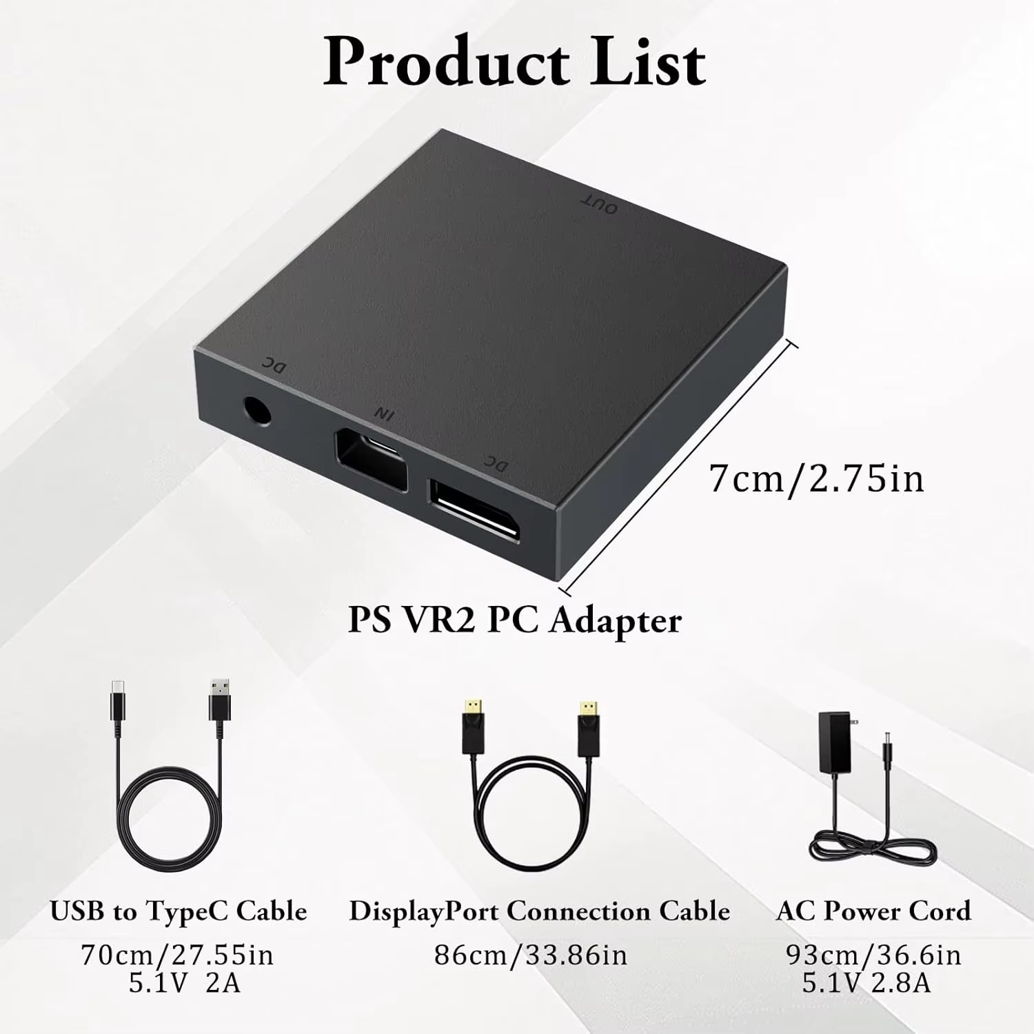 Pour PS VR2 adaptateur PC
