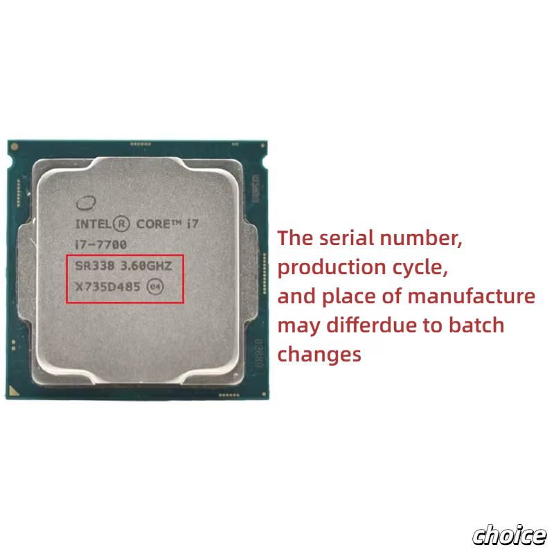Processeur Intel Core I7 7700 3