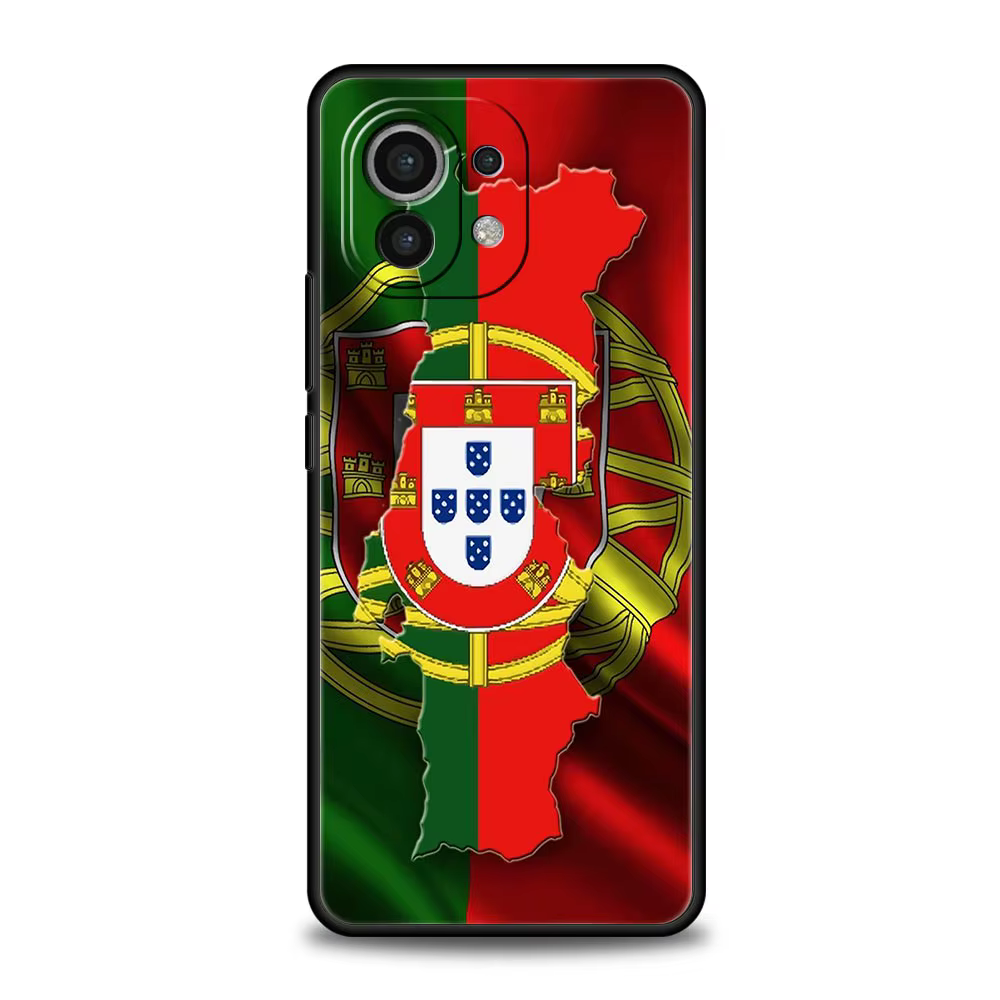 Coque de téléphone Portugal, étui souple pour Xiaomi Mi 17 15T 15 14 14T 13T 12T Pro 12 13 Lite 5G 11T Poco X6 X7 X5 Pro