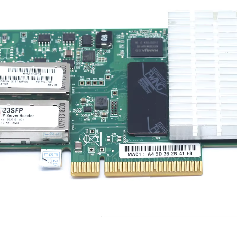 Carte réseau Ethernet à double Port 10Gbps SFP