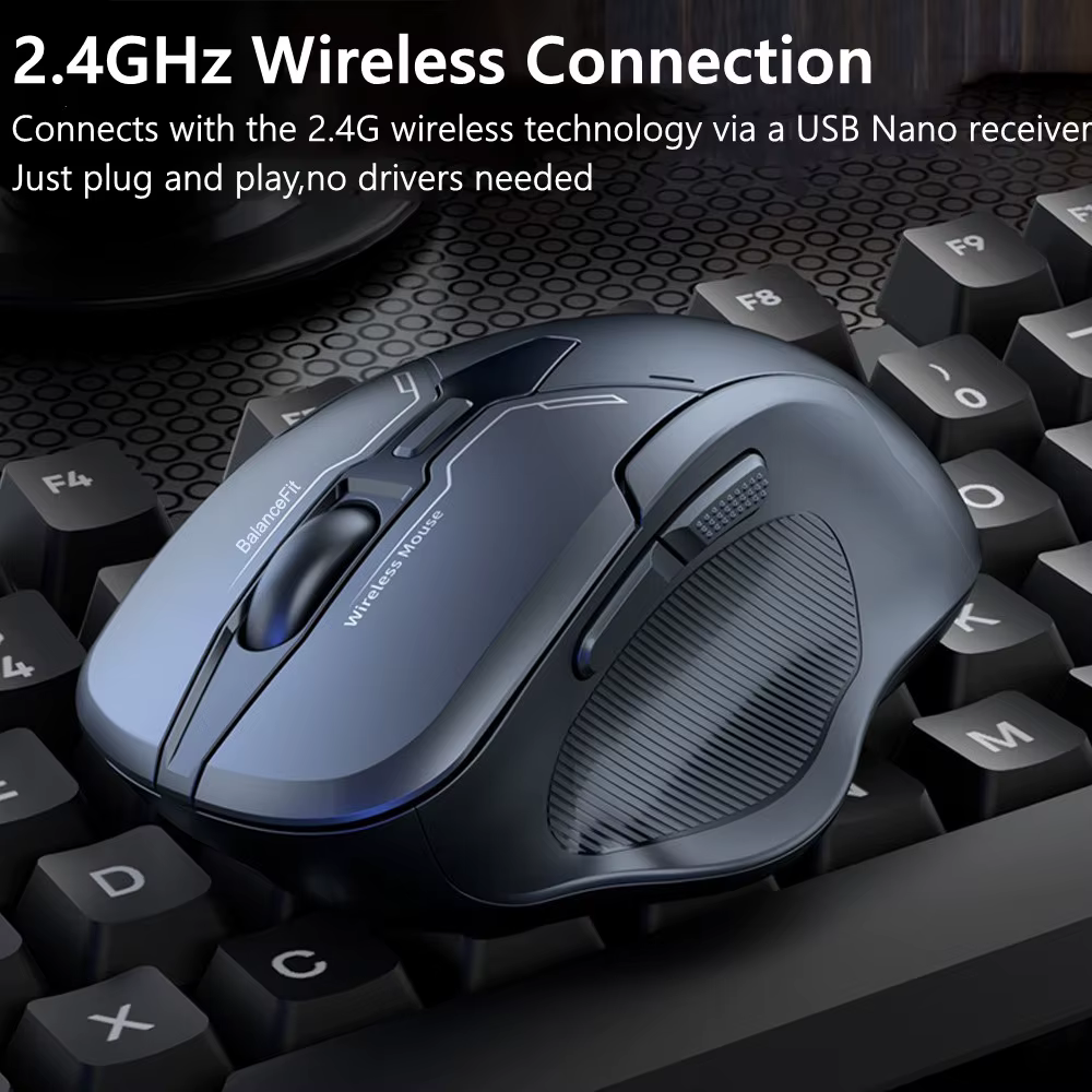 Souris de jeu sans fil 2.4G