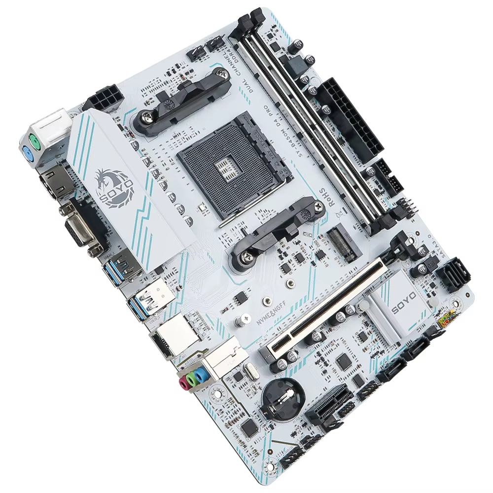 SOYO nouvelle carte mère AMD B450M double canal DDR4 mémoire AM4
