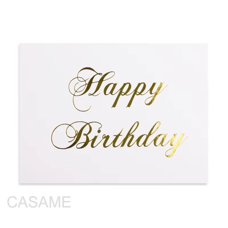 48 pièces Mini carte de remerciement en relief or saint valentin joyeux anniversaire fête de noël Invitations de mariage lettre cartes de voeux