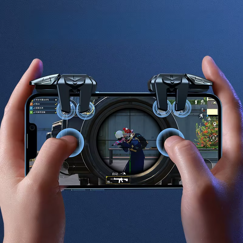 Le déclencheur de jeu mobile G21 est un manette de jeu ergonomique rétractable avec boutons auxiliaires