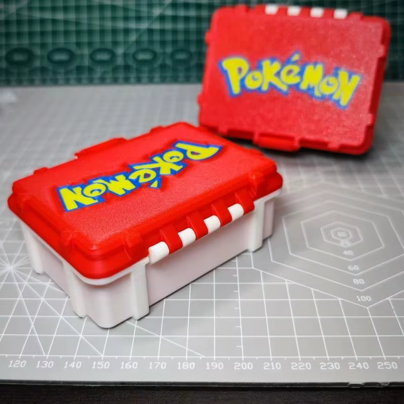 Boîte de rangement pour cartes Pokemon, boîte de rangement portable pour cartes de jeu, étui de rangement de protection à coque rigide pour organisateur de cartes de bureau, cadeau