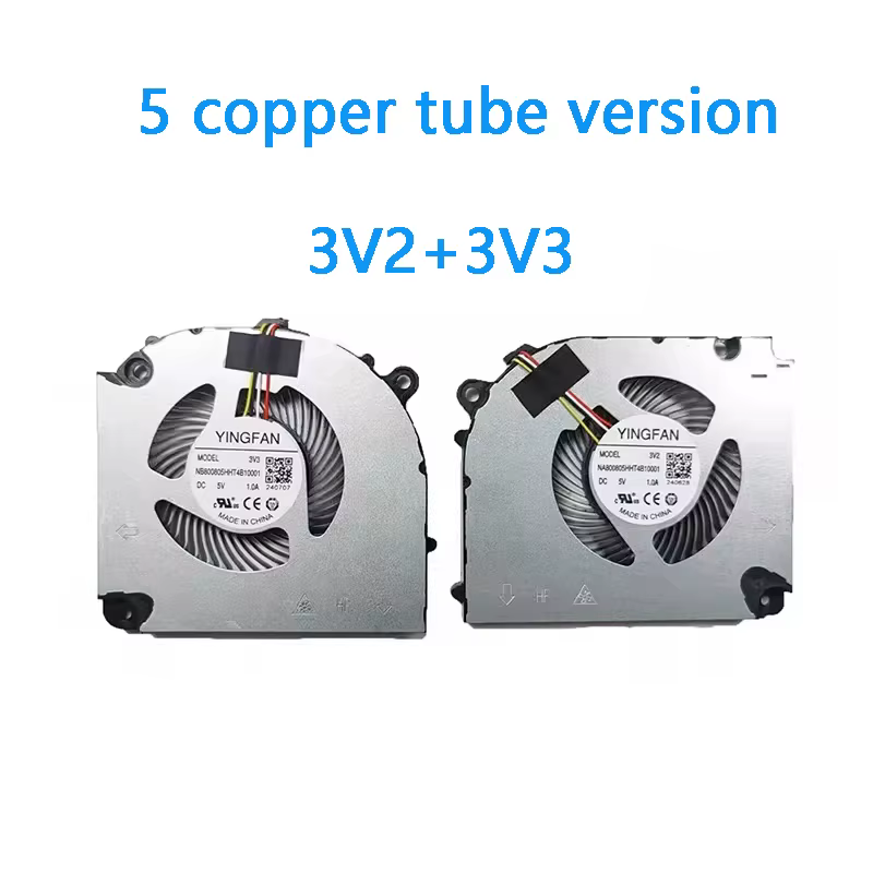 Nouveau ventilateur de refroidissement CPU GPU pour ordinateur portable d'origine pour YINGFAN P15 P16 23 24 Gigabyte G5 Kf Rc55