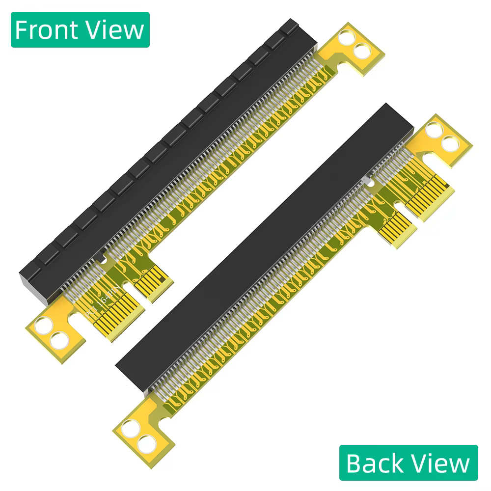 Adaptateur de carte d'extension PCI-E Express 1x à 16x