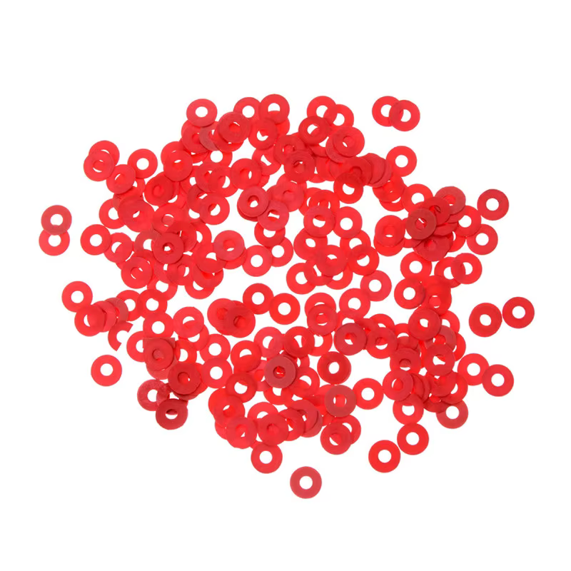Rondelles de fibres isolantes à vis de carte mère rouge de 3mm